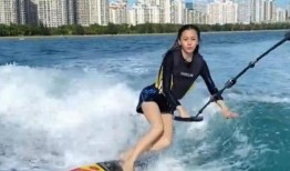 爆料杨颖冲浪视频播放,女神的日常运动生活